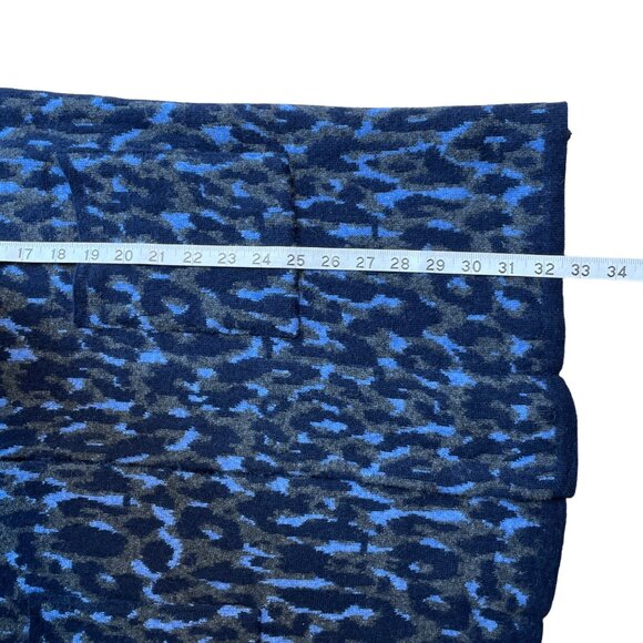 CHIARAMENTE CARDIGAN SWEATER WOMENS XS WOOL BLEND OVERSIZED BLUE 3/4 SLEEVE NWT - Picture 10 of 11